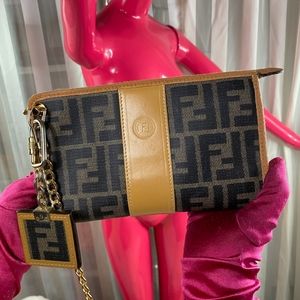🔼◀▶🔼BEAUTIFUL CLUTCH-CROSSBODY FENDI ZUCC